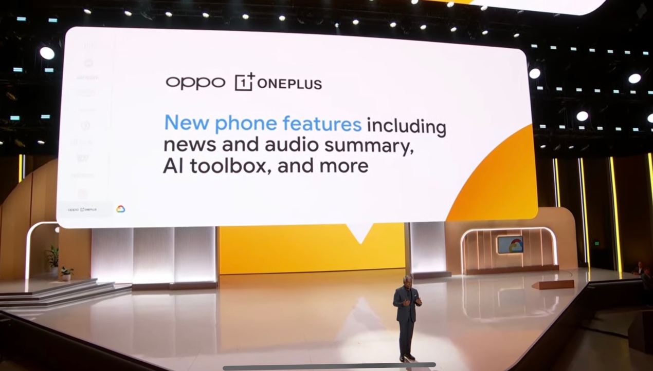 OPPO 携多项AI创新亮相Google Cloud Next’24 大会，宣布将率先应用最新Gemini大模型