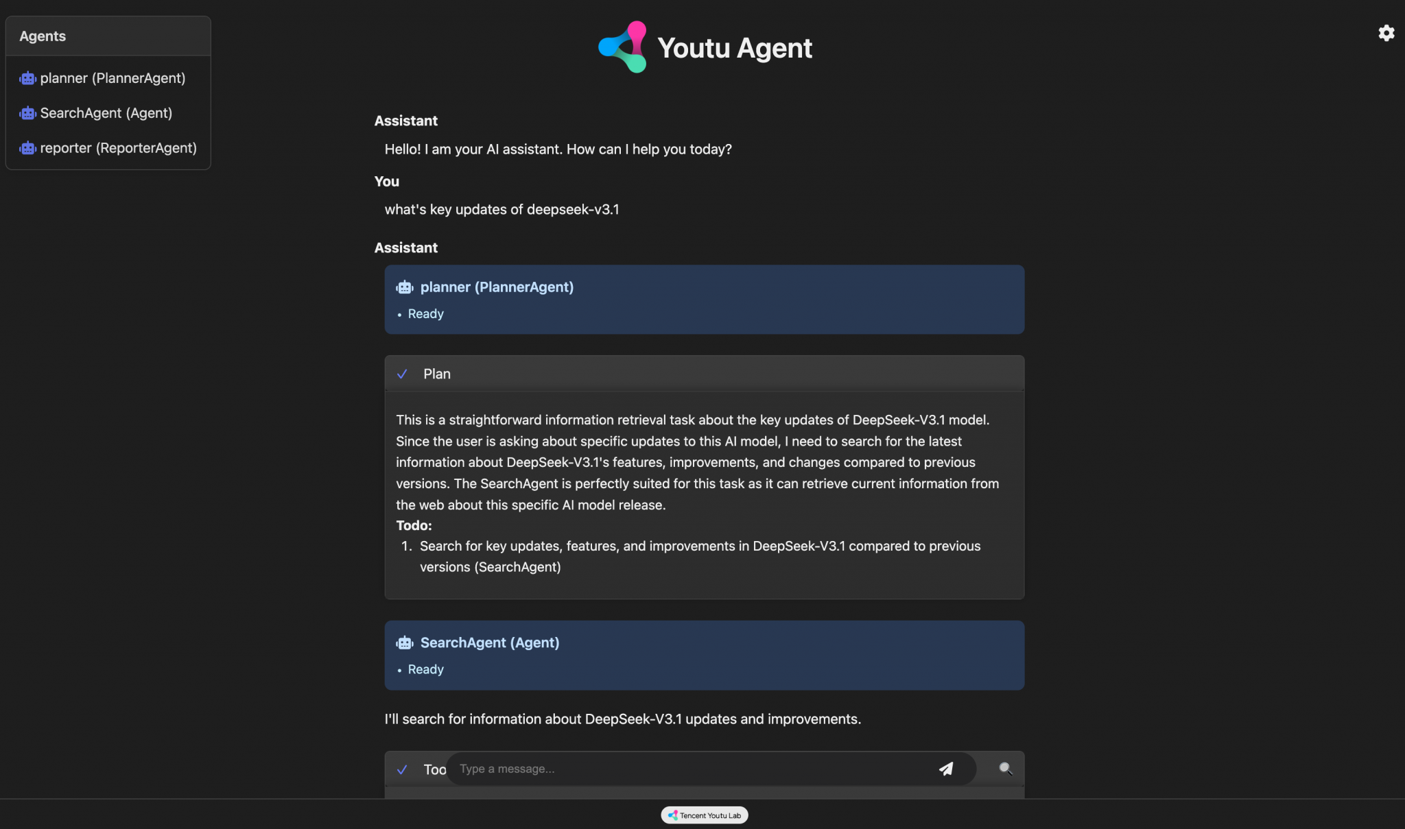 腾讯优图实验室宣布Youtu-Agent开源