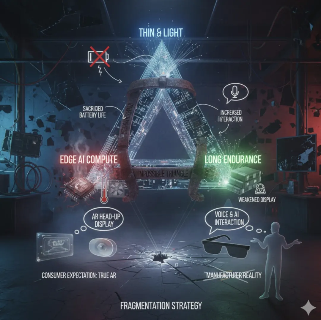 当大模型“溢出”到AI眼镜，从技术奇点到现实困局的“三重叩问”